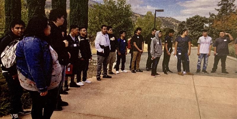 Valley High School students at La Paz. 