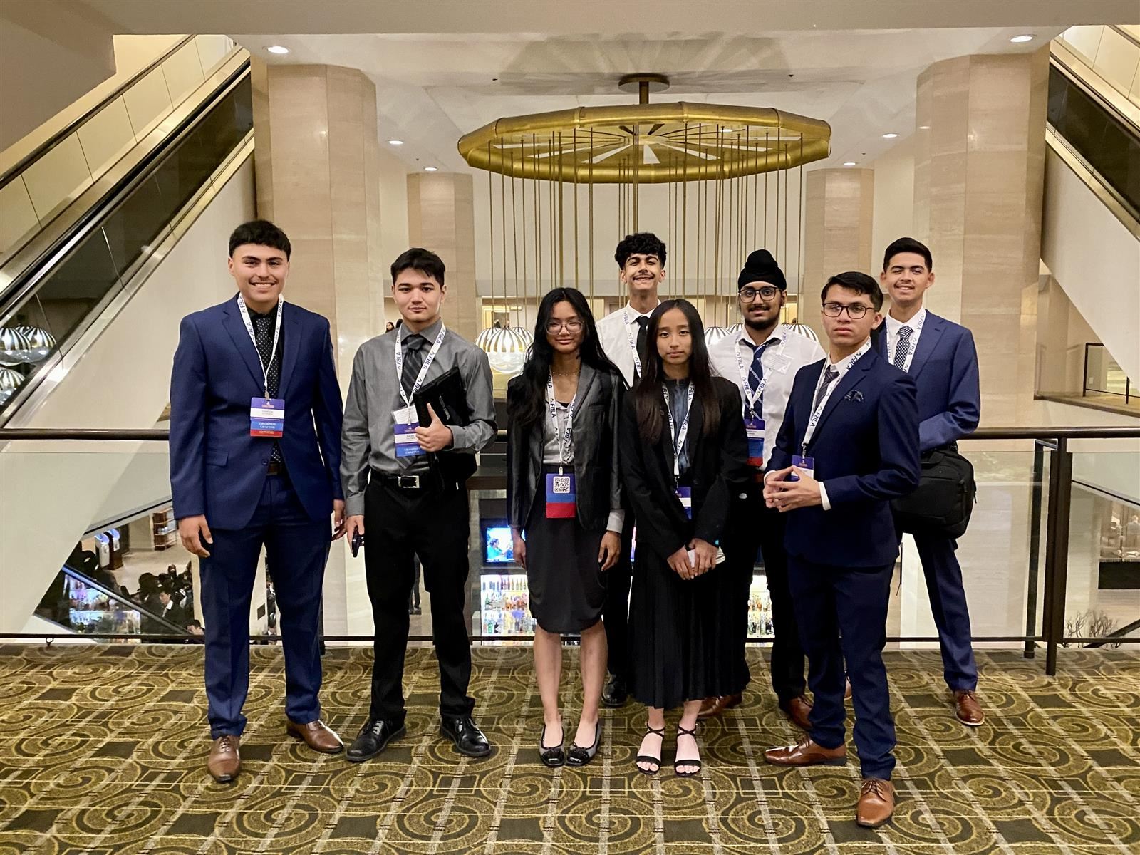 FBLA members at FBLA State Leadership Conference in Anaheim, CA 2024